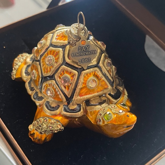 Jay Strongwater Vibrant Turtle Ornament - Picture 2 of 8